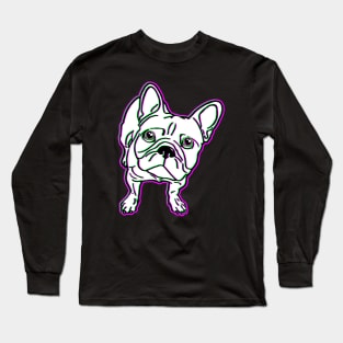 Cute and Colorful French Bulldog Long Sleeve T-Shirt